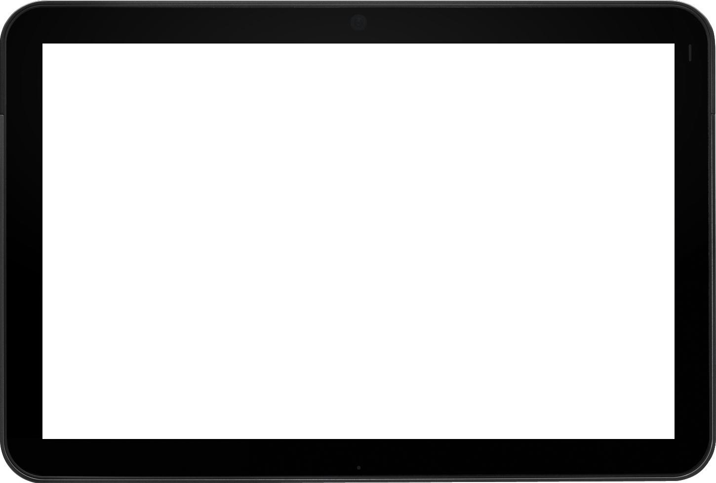 Android Tablet Frame Png (black)