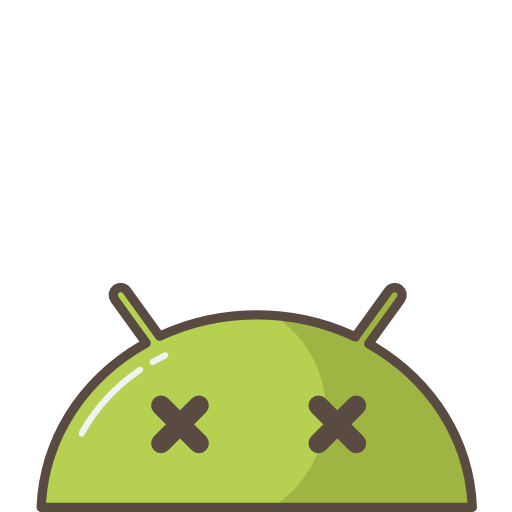 Android Robot Mobile Mood Emoji Crash Bug Dead Icon Free Transparent Png Icon Download (gray, black)