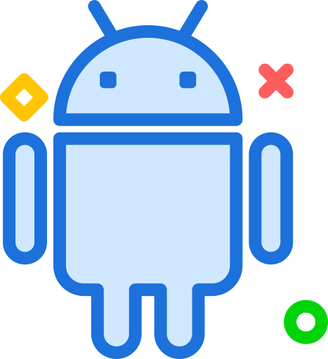 Androidsocialnetworkbrandlogo Free Transparent Png Icon Download (teal, lavender, black)