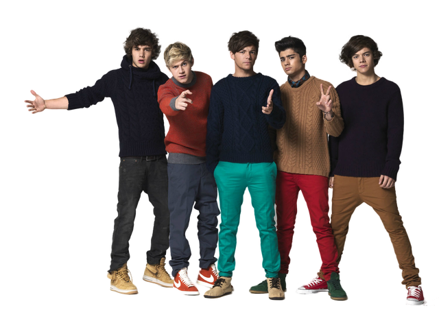 One Direction Png File (black)