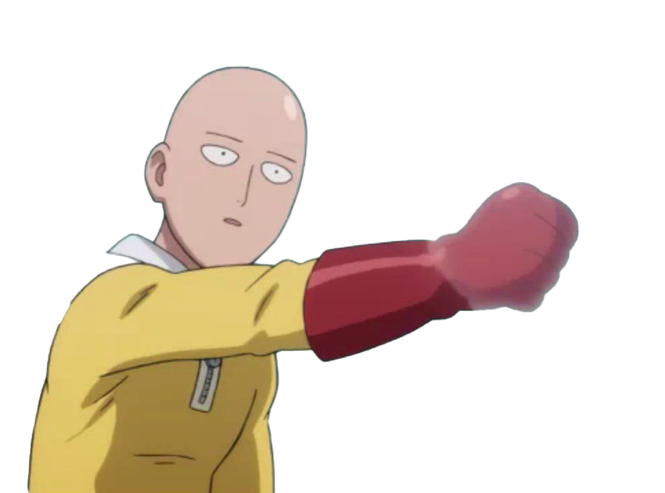 One Punch Man Saitama Png Free Download (salmon, silver, maroon, white)