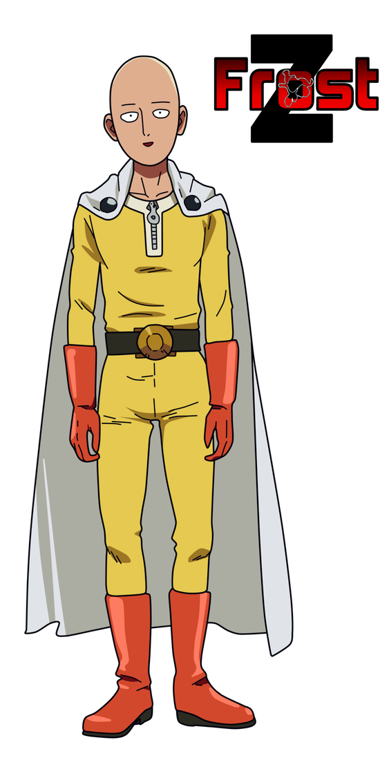 One Punch Man Saitama Png Image (salmon, black, gold, silver)