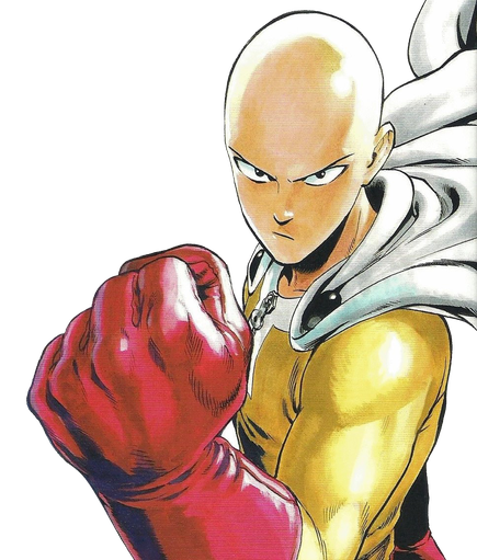 One Punch Man Saitama Png Pic (black, white)