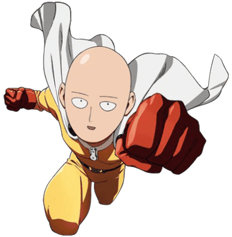 One Punch Man Saitama Png Picture (salmon, lavender, pink, black, white)