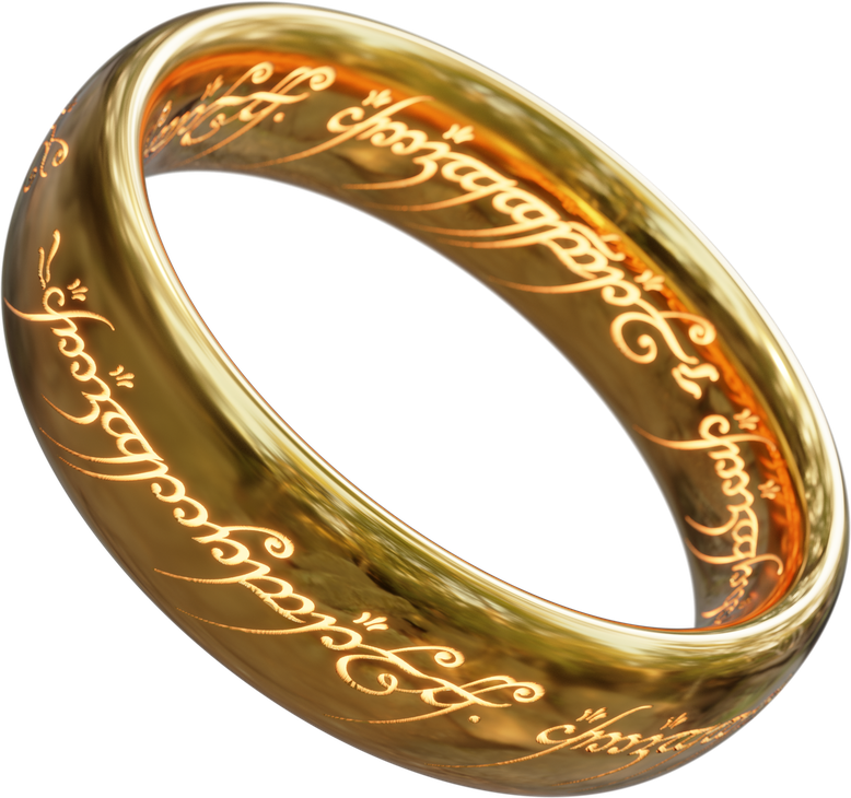 One Ring Png Images (black, olive)