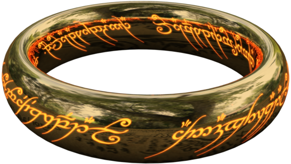 One Ring Png Pic (black)