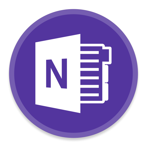 Onenote Free Nobackground Png Icon Download (gray, white, black, indigo)