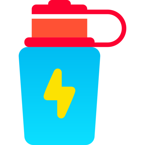 Energy Bottle Free Transparent Png Icon Download (black, greenish blue, chocolate, red, gold)