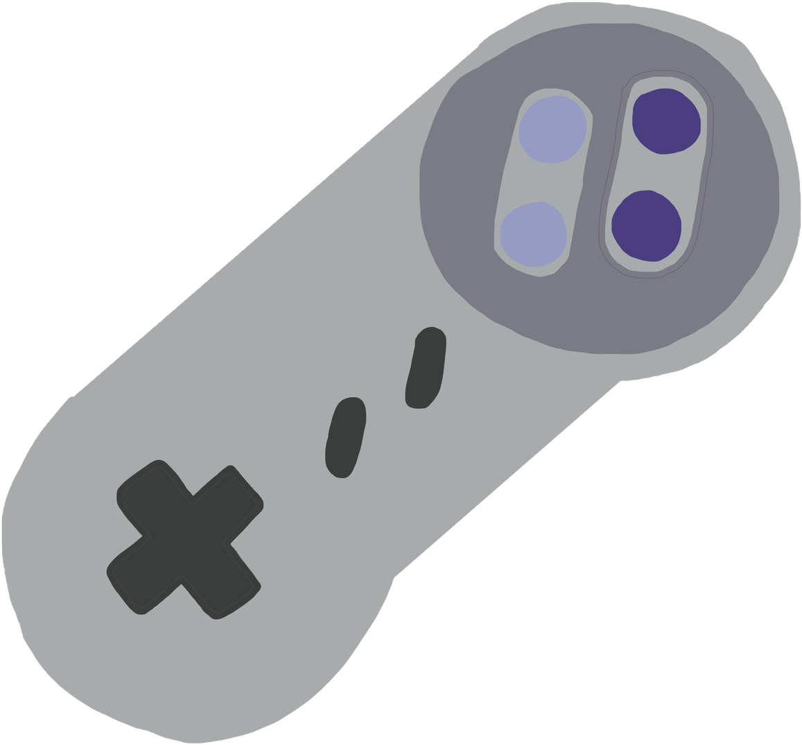 Snes Png Photos (black, indigo, silver, gray)