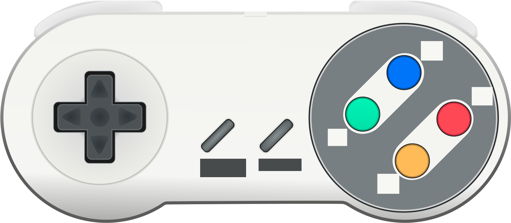 Snes Png Transparent Image (black, beige, white, gray)