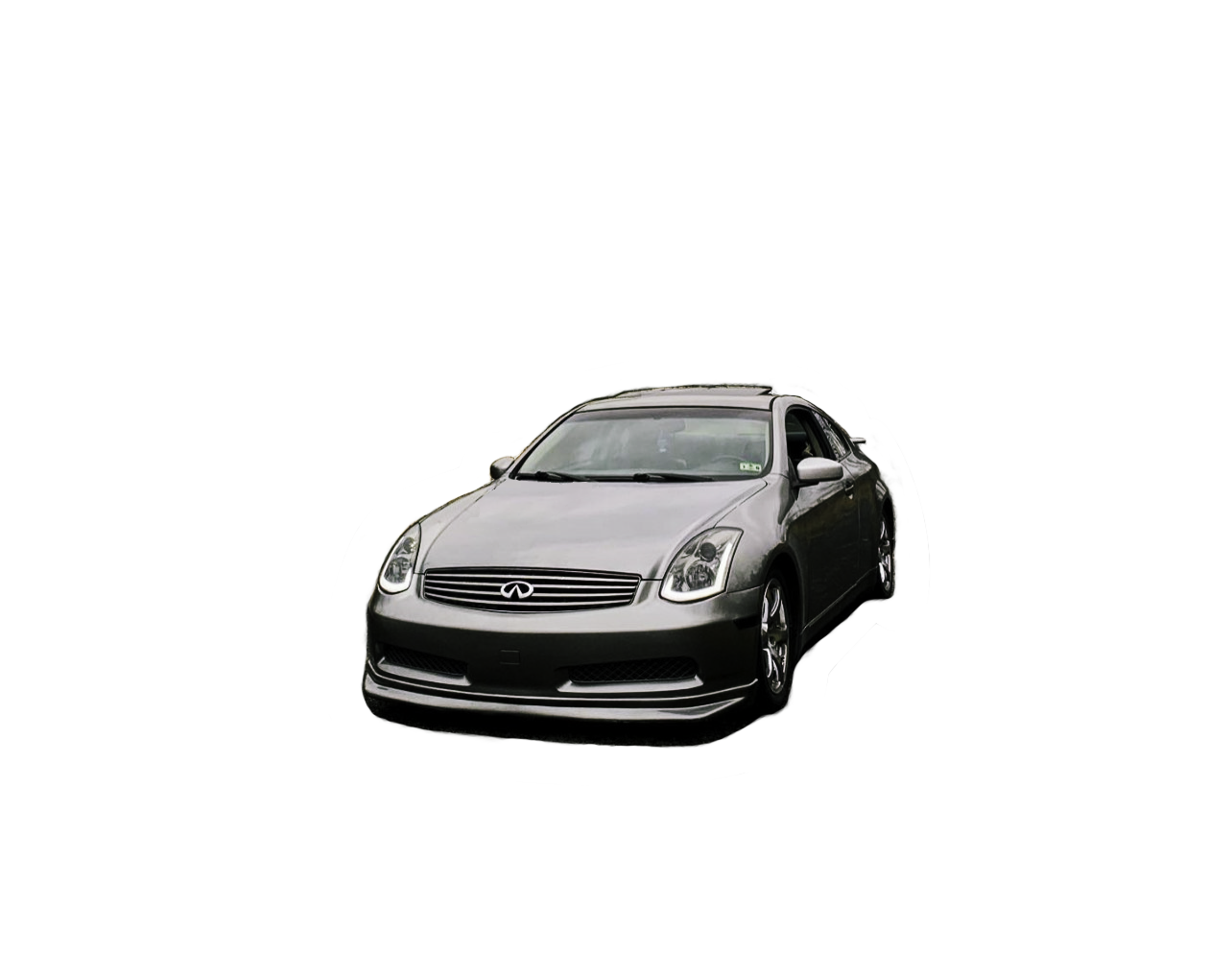 Infiniti G35 Coupe Png File (white, black)