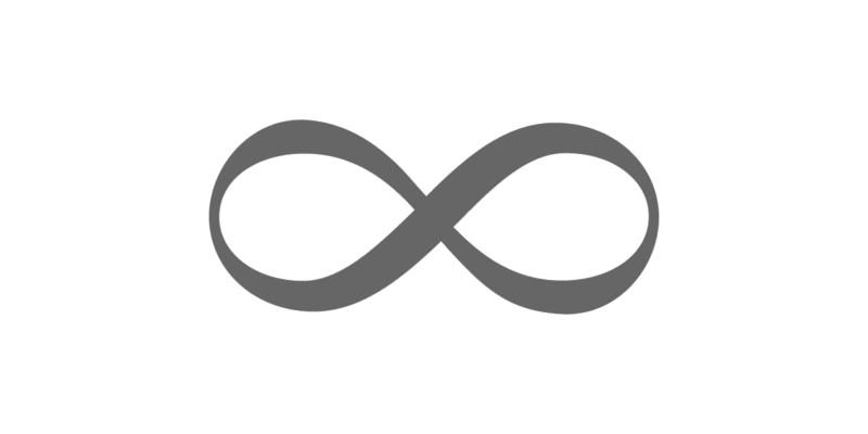 Infinity Symbol Png Free Download (black, gray)