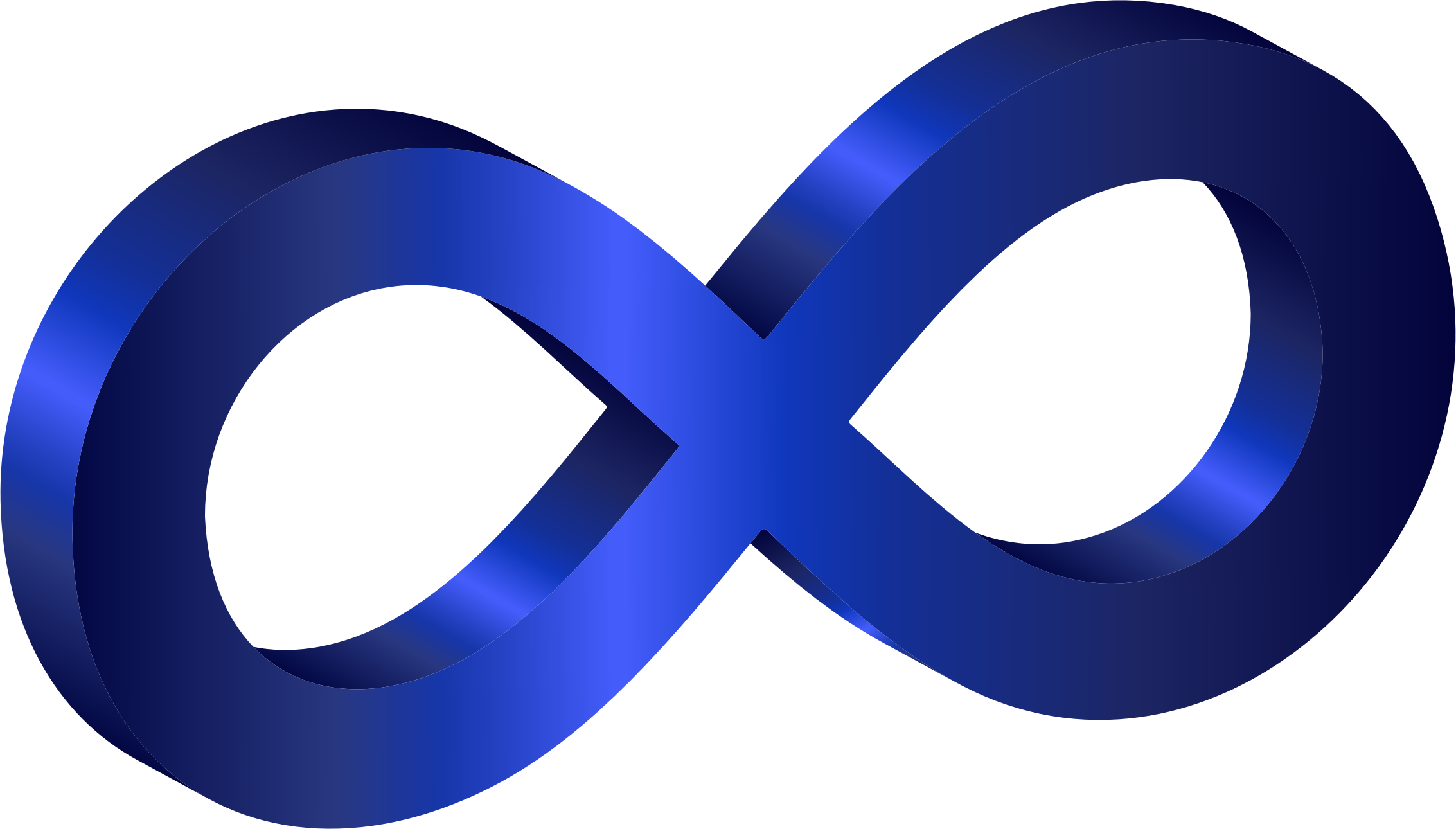 Infinity Symbol (black, navy)