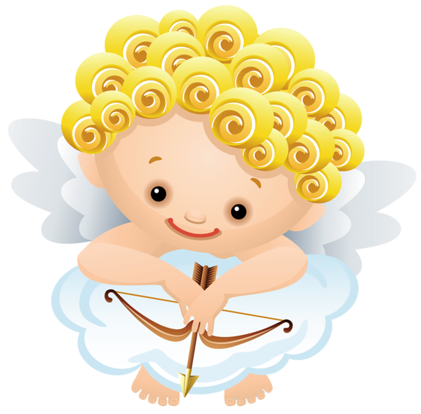 Angel Child Png Image (white, lavender, black)