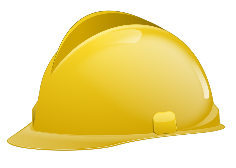 Engineer Helmet Png Picture (black, orange)