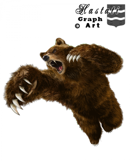 Angry Bear Download Png Image (black)