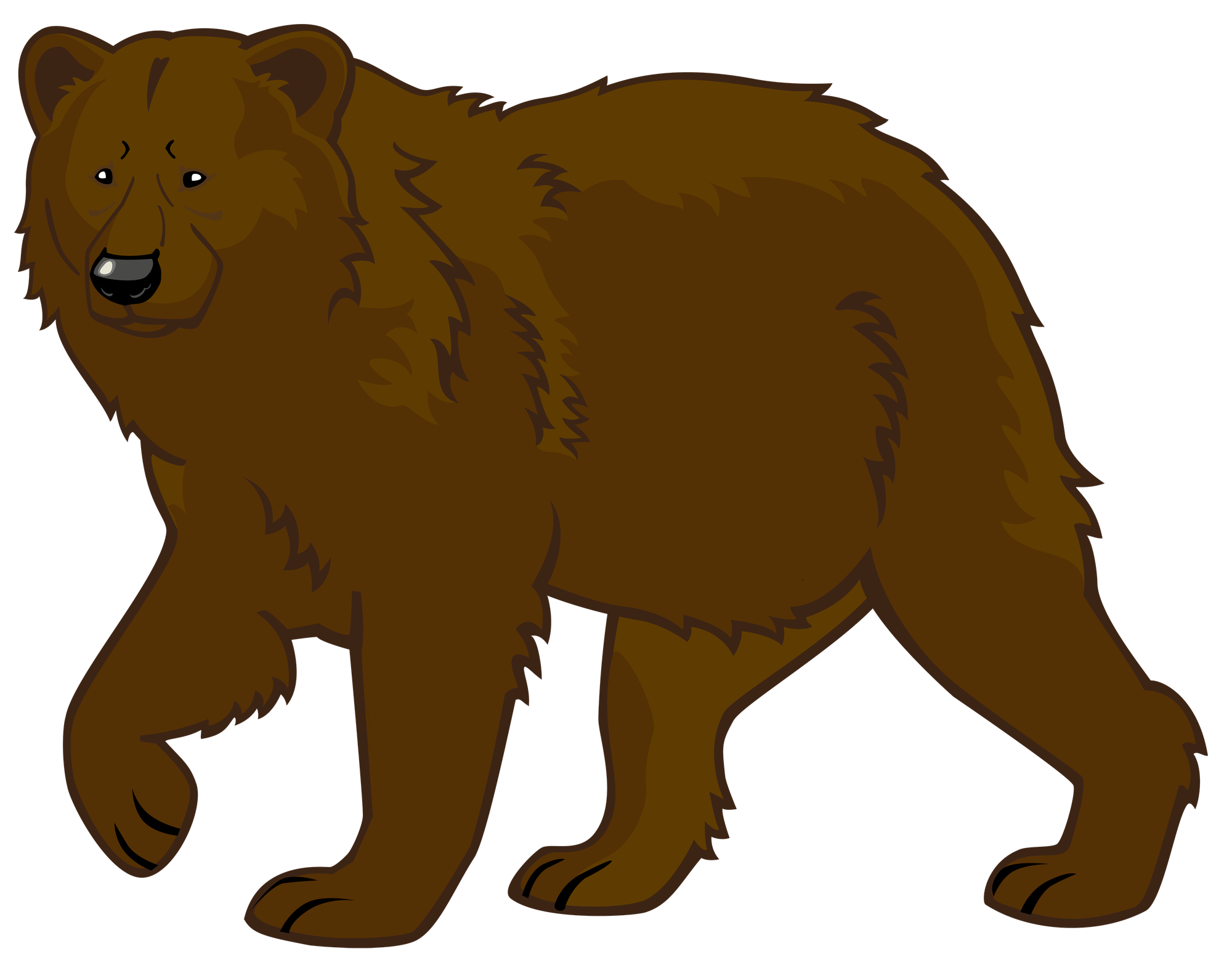 Angry Bear Png Hd (maroon, black)