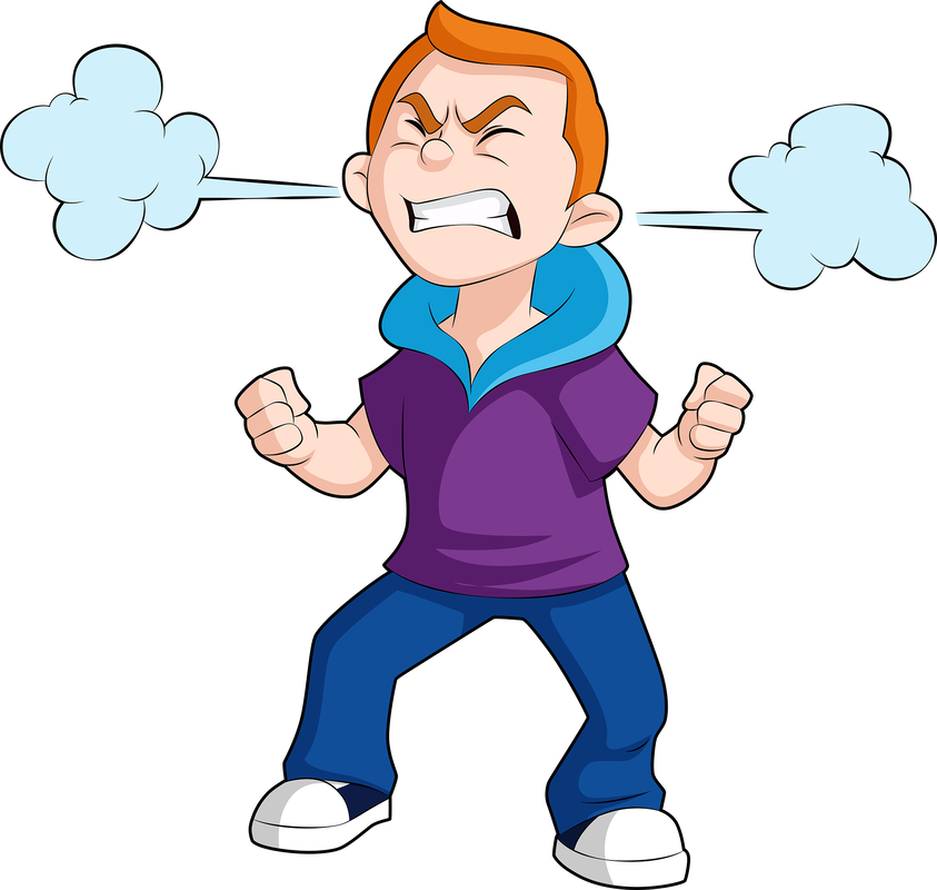 Angry Boy Png Isolated Hd (teal, purple, black, beige, lavender)