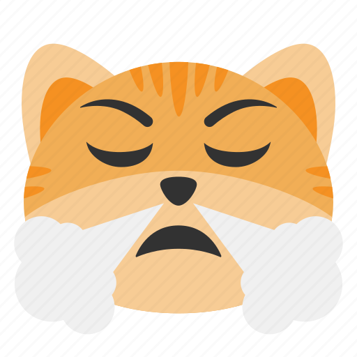 Angry Cat Png Transparent (salmon, lavender, black, pink)