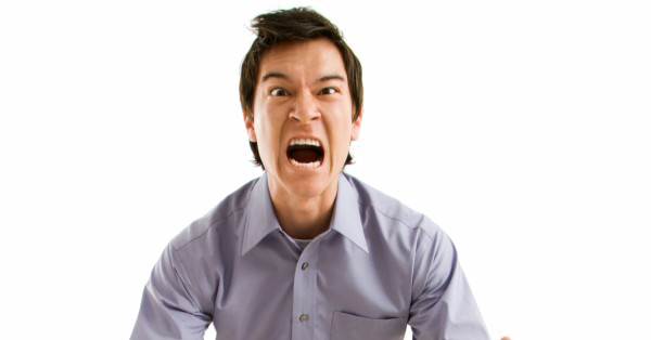 Angry Person Png Hd (white)