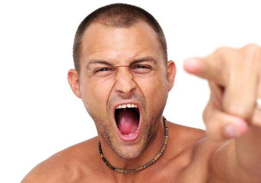 Angry Person Png Transparent Hd Photo (white, black)