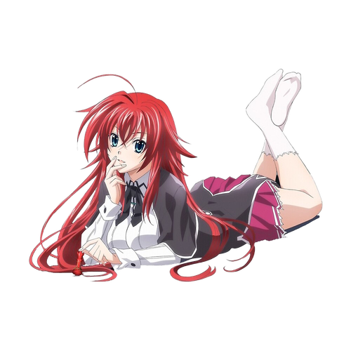 Angry Rias Gremory Png High Quality Image (black, beige, gray, white)