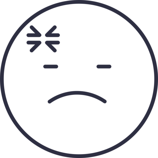 Angry Angry Headache Emoji Icon Free Transparent Png Icon Download (black, indigo)