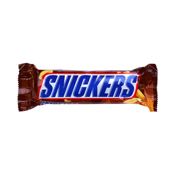 Snickers Chocolate Png Cutout (black)