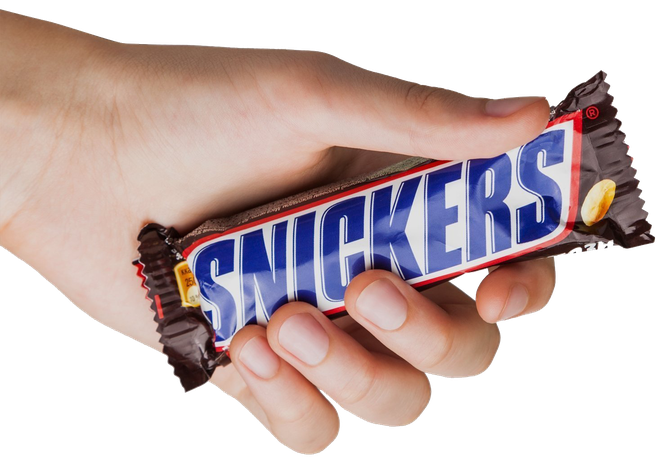 Snickers Transparent Isolated Background (black, silver)