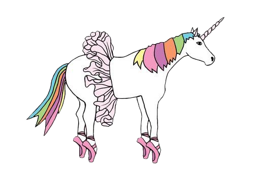 Unicorn Png Image (silver, white)