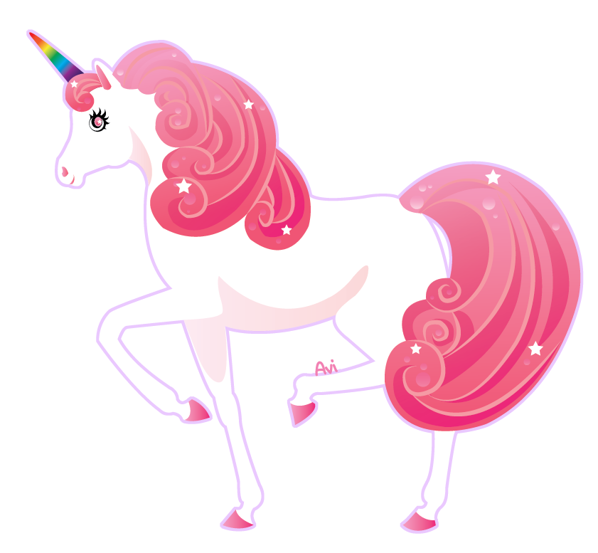 Unicorn Png Picture (lavender, white)