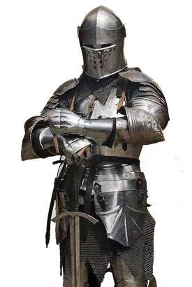 Knight Shield Png Transparent Image (black)