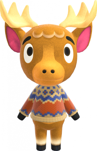 Animal Crossing Beau Png Isolated Hd (white, black, beige, orange, chocolate)