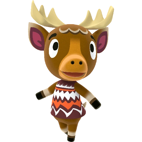 Animal Crossing Beau Png Photo (white, silver, black, olive)