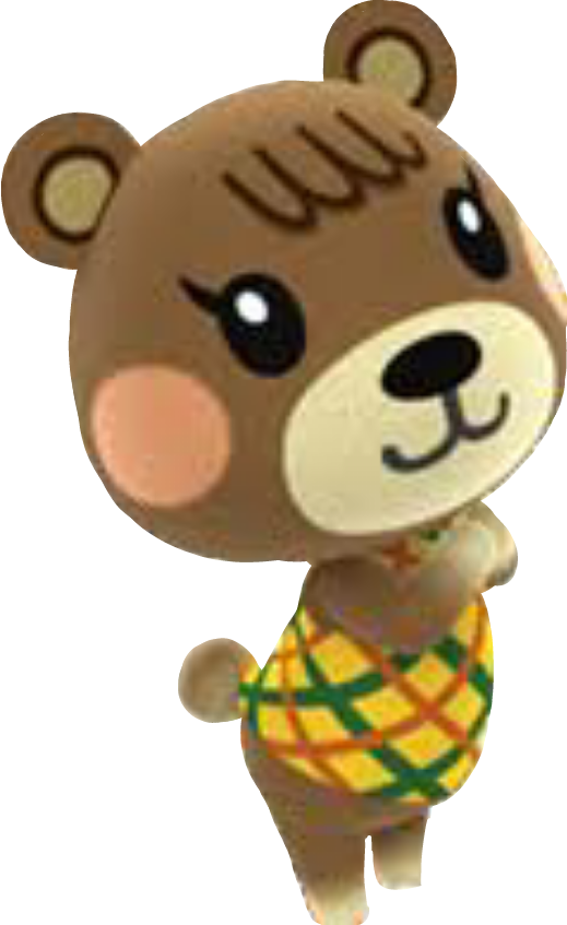 Animal Crossing Maple Png Pic (black, olive)