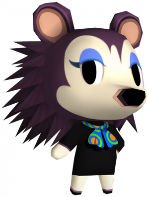 Animal Crossing Png Isolated Hd (black)