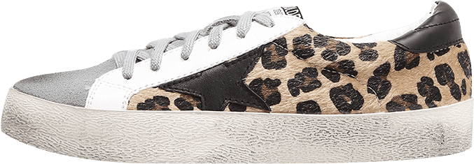 Animal Print Shoes Png File (white, beige, black, silver)