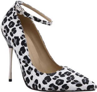 Animal Print Shoes Png Picture (lavender, black, silver)