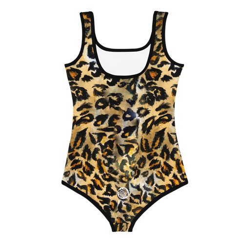 Animal Print Swimsuit Png (white, black)