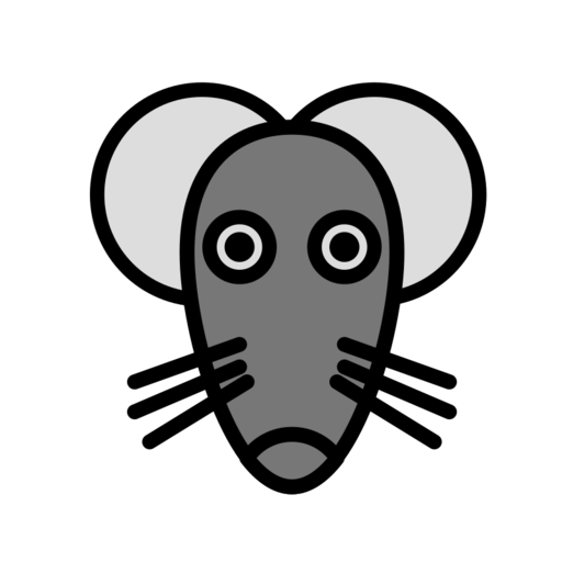 Animal Domestic Mouse2 Free Png Icon (lavender, black, gray)