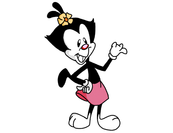 Animaniacs Png Clipart (white, salmon, lavender, black)