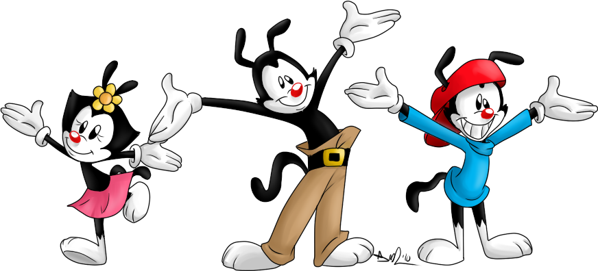 Animaniacs Png Free Download (white, black)