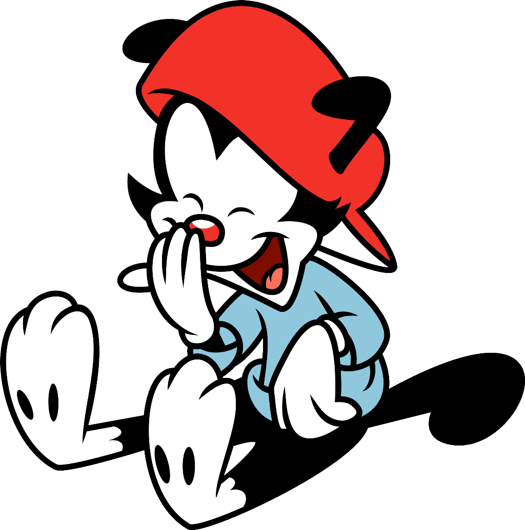 Animaniacs Png Isolated Image (white, black, red, silver)