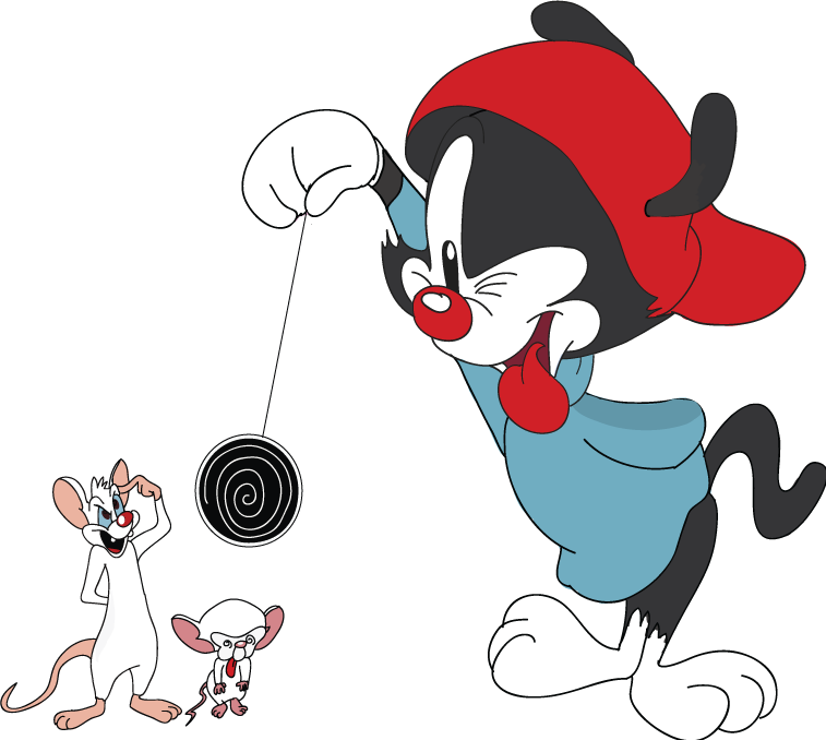 Animaniacs Png Isolated Photo (indigo, white, black, red, gray)