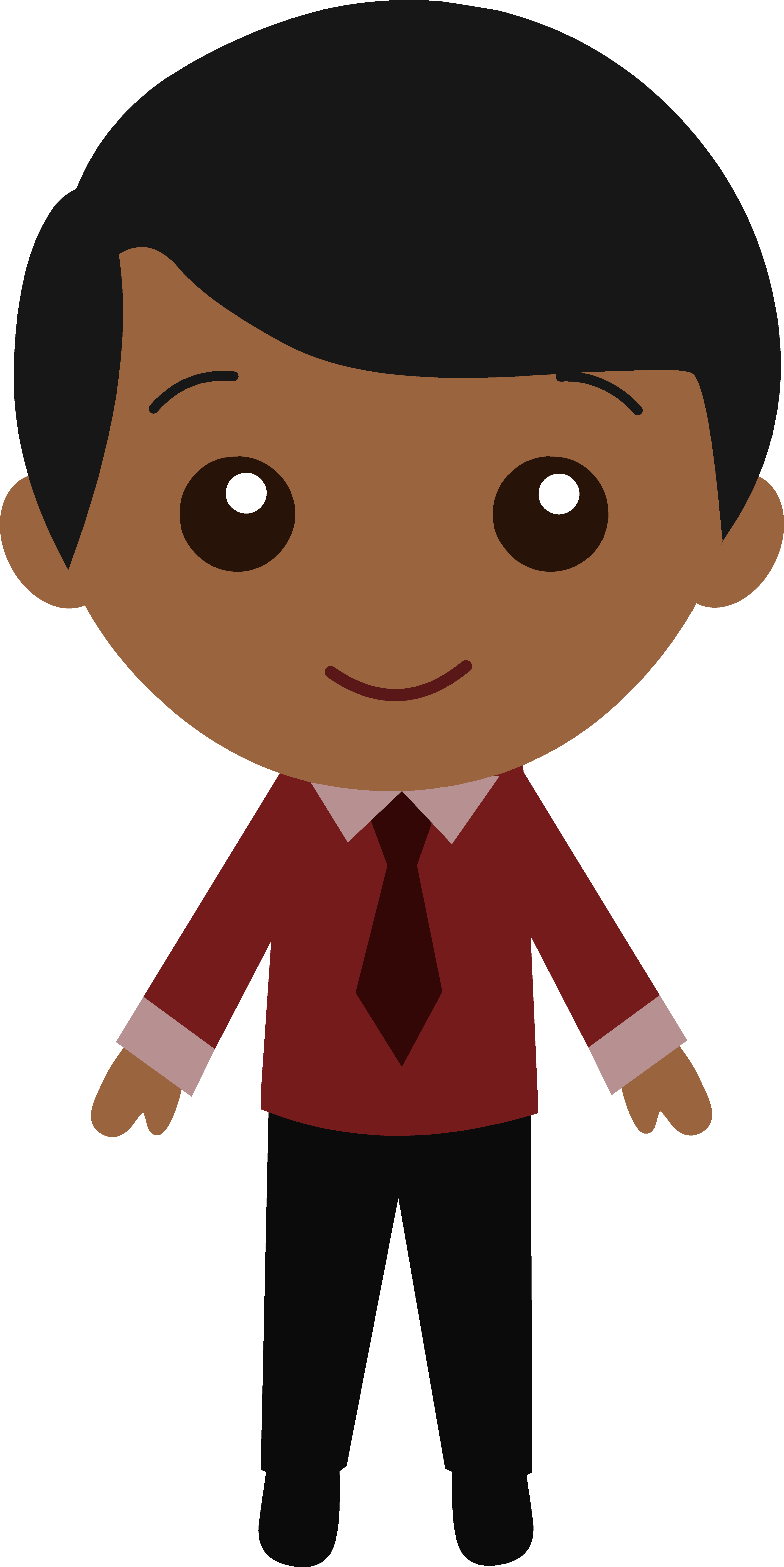 Animated Boy Png Transparent (maroon, black, gray, chocolate)