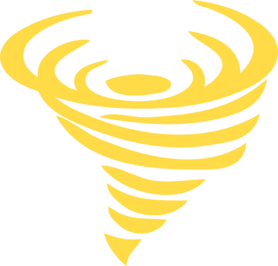 Animated Hurricane Png File (black, gold)