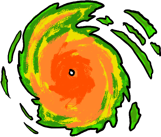 Animated Hurricane Png Photos (orange, chocolate, black)