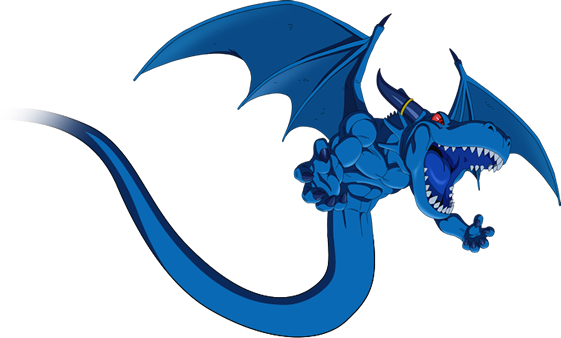 Anime Dragon Png Transparent (black, teal)