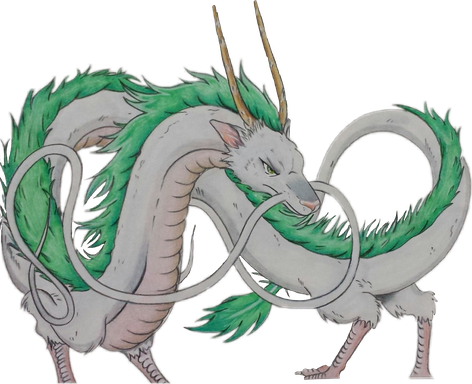 Anime Dragon Png (black, silver)