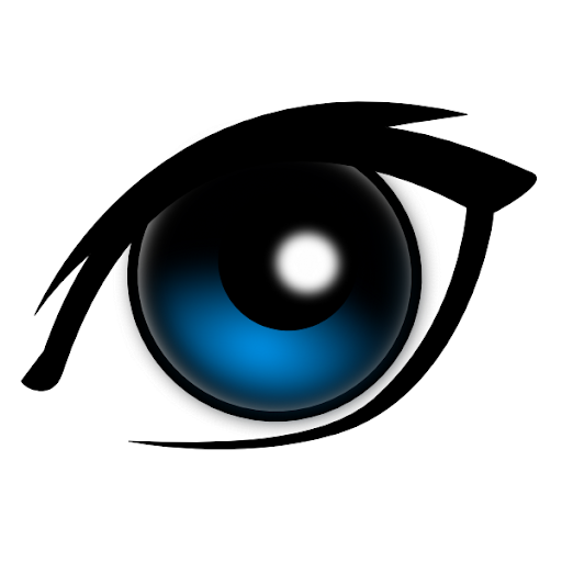 Anime Eyes Png Hd (white, black)